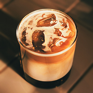 Coconut Iced Latte - Latte Art Moorabbin