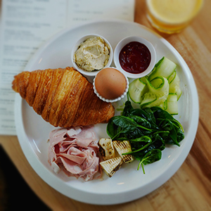 Ham & Cheese Croissant - Breakfast