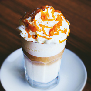Salted Caramel Latte - Latte Art Moorabbin