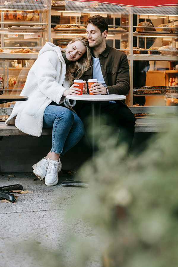 Couple Drinking Coffee
